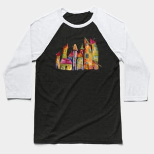 CASTLE HOUSE || WATERCOLOR Baseball T-Shirt